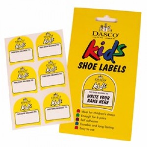 Dasco Kids Shoe Labels Dasco Kids Shoe Labels